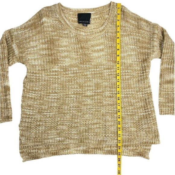 Harlowe & Graham Womens Knit Sweater XS Brown Beige Long Sleeve - Picture 8 of 8